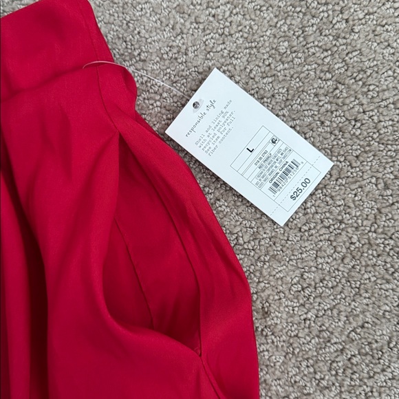 P116 NWT a new day Bubble Hem Mini Skirt with Pockets - Size: Large - Picture 3 of 6